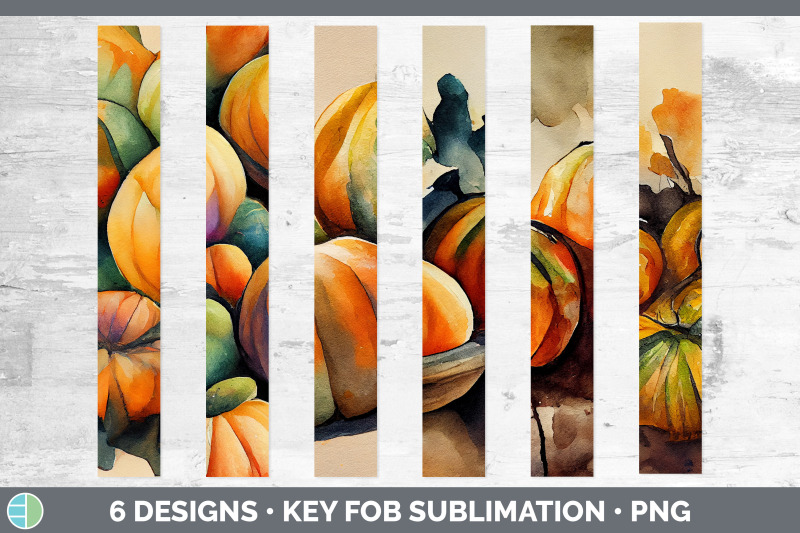 fall-pumpkins-key-fob-wristlet-sublimation