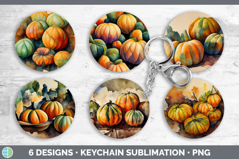 fall-pumpkins-keychain-bundle-keyring-sublimation-designs