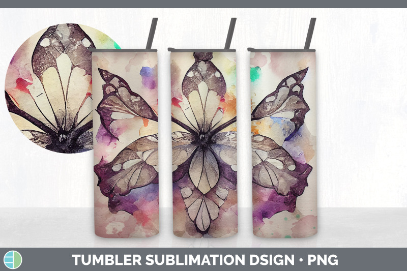 watercolor-butterfly-tumbler-sublimation-bundle