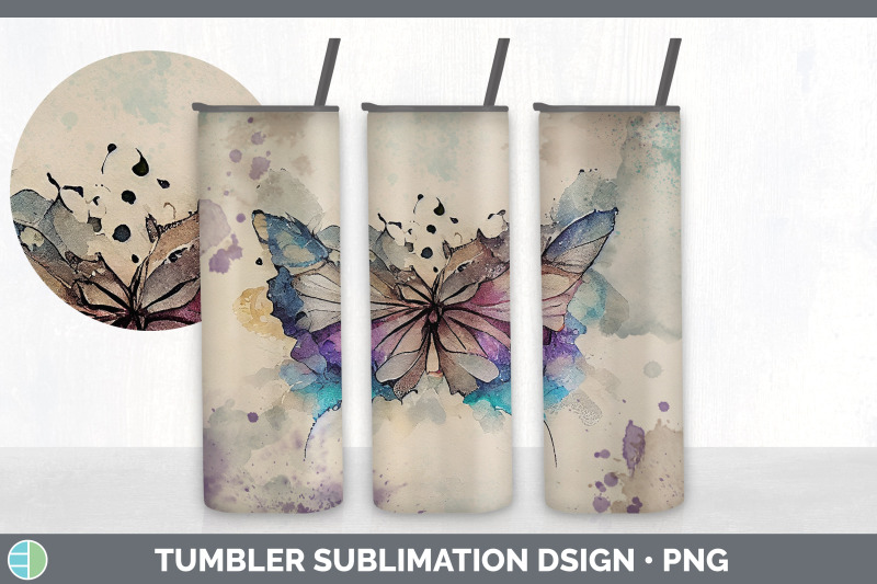 watercolor-butterfly-tumbler-sublimation-bundle