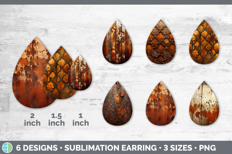 rust-teardrop-earring-sublimation-designs-bundle