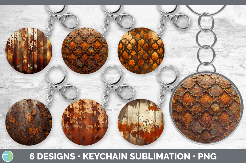 rust-keychain-bundle-keyring-sublimation-designs