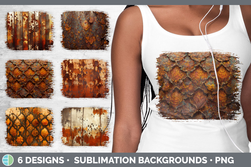 rust-distressed-sublimation-background-panel