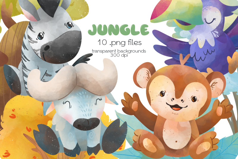 jungle-animals-clipart-png-files