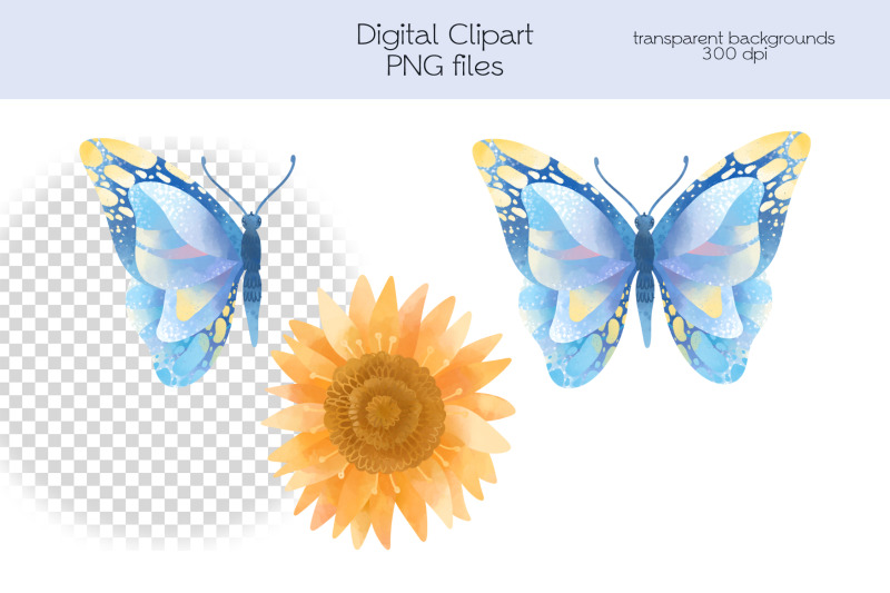 butterfly-on-sunflower-png-files