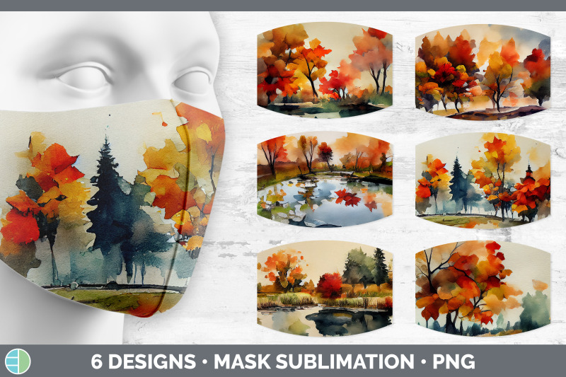 autumn-trees-mask-sublimation-bundle-face-mask-designs