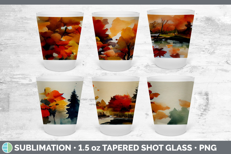 autumn-trees-shot-glass-sublimation-shot-glass-1-5oz-tapered