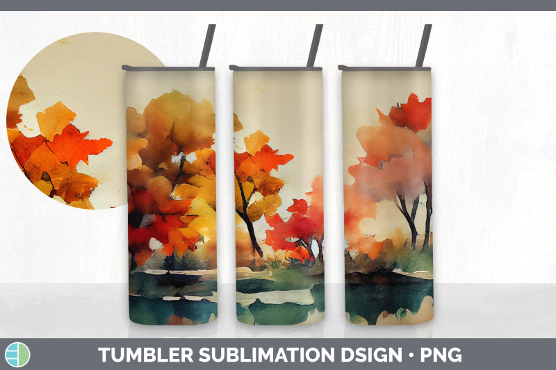 autumn-trees-tumbler-sublimation-bundle