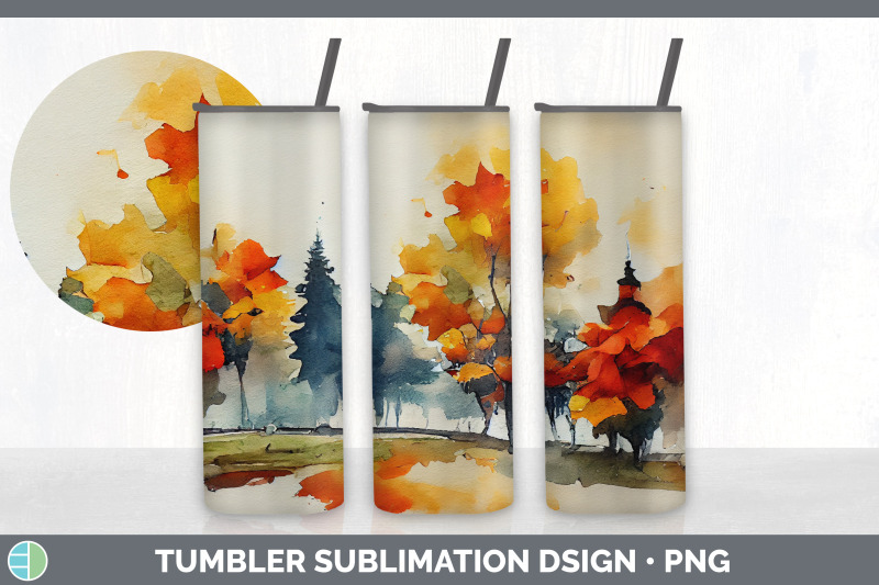 autumn-trees-tumbler-sublimation-bundle