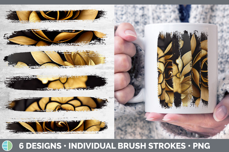 black-and-gold-rose-brush-strokes-png-sublimation-designs