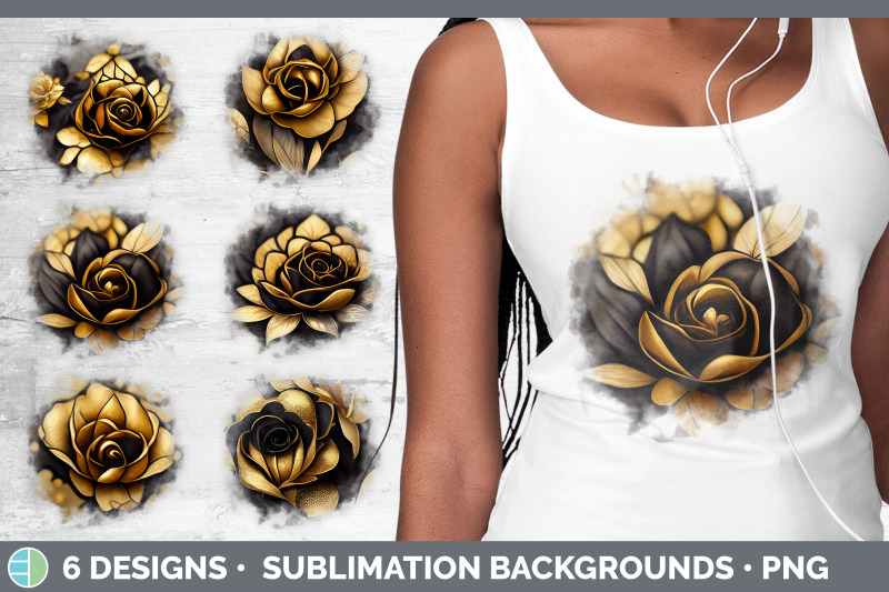 black-and-gold-rose-background-grunge-sublimation-backgrounds