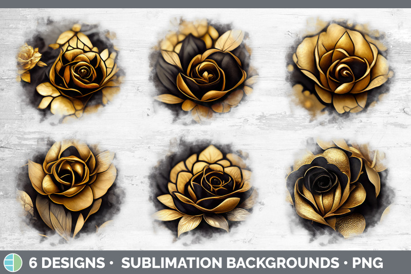 black-and-gold-rose-background-grunge-sublimation-backgrounds