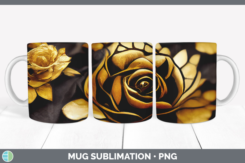 black-and-gold-rose-mug-sublimation