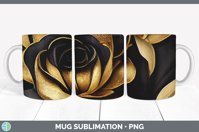 black-and-gold-rose-mug-sublimation