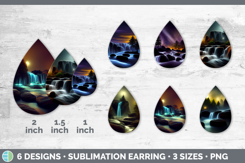 waterfall-landscape-teardrop-earring-sublimation-designs-bundle