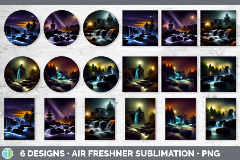 waterfall-landscape-air-freshener-sublimation-designs-bundle