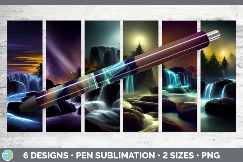 waterfall-landscape-pen-wraps-epoxy-sublimation-bundle