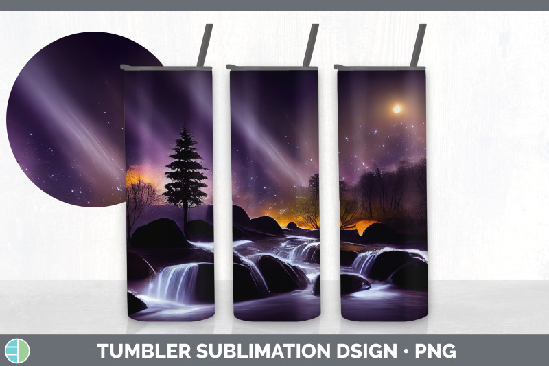 waterfall-landscape-tumbler-sublimation-bundle