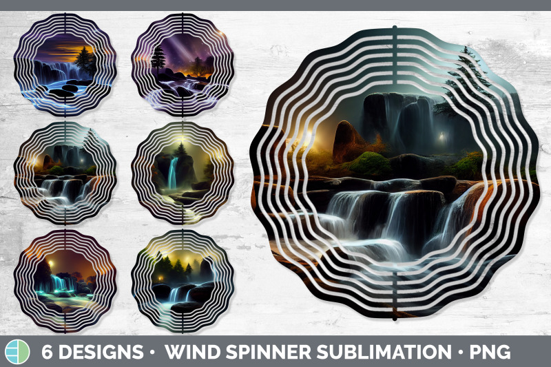 waterfall-landscape-painted-wind-spinner-sublimation-designs-bundle