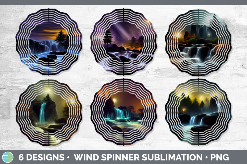 waterfall-landscape-painted-wind-spinner-sublimation-designs-bundle