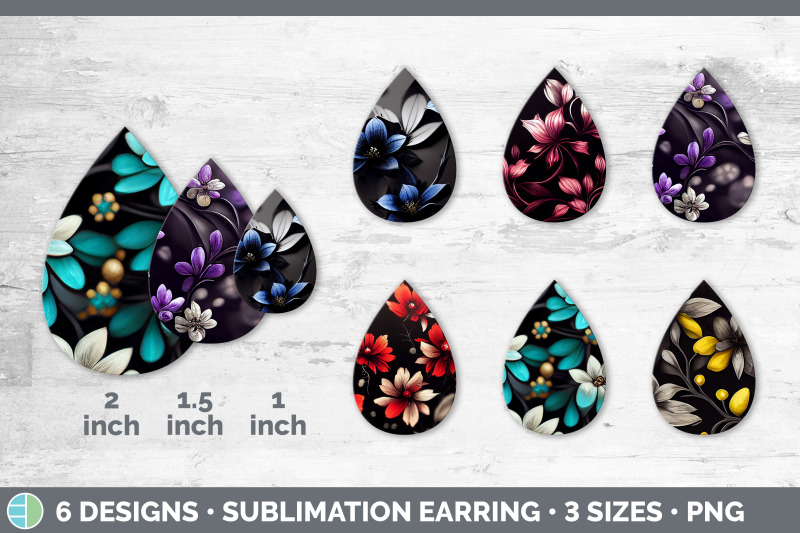 flowers-teardrop-earring-sublimation-designs-bundle