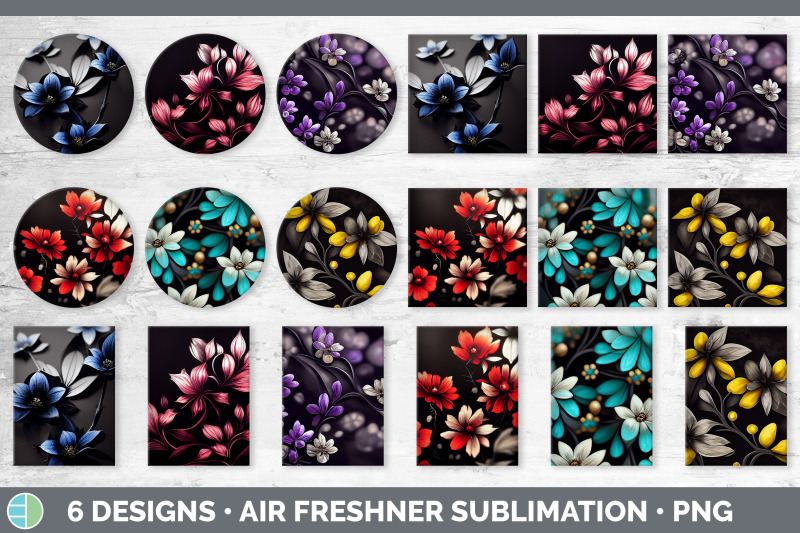 flowers-air-freshener-sublimation-designs-bundle