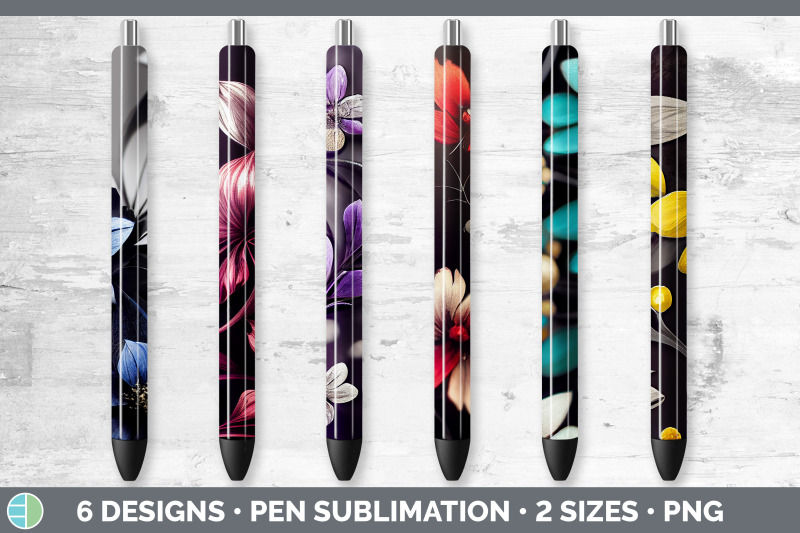 flowers-pen-wraps-epoxy-sublimation-bundle