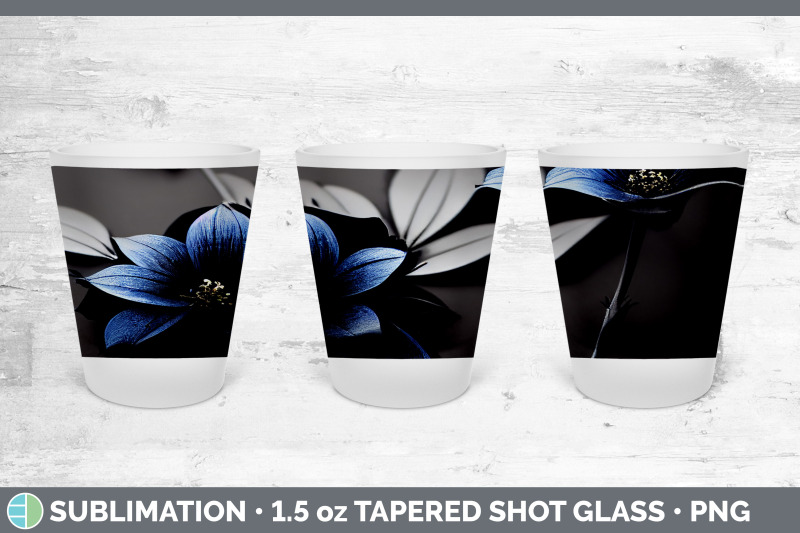 flowers-shot-glass-sublimation-shot-glass-1-5oz-tapered