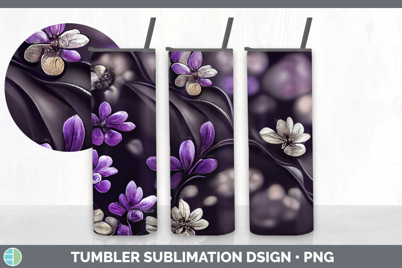 flowers-tumbler-sublimation-bundle