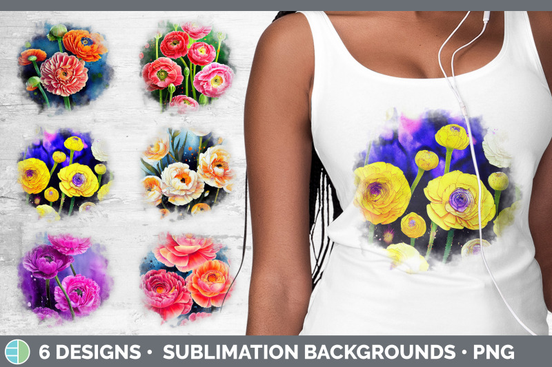 ranunculus-flowers-background-grunge-sublimation-backgrounds