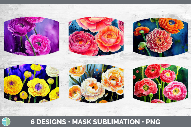 ranunculus-flowers-mask-sublimation-bundle-face-mask-designs