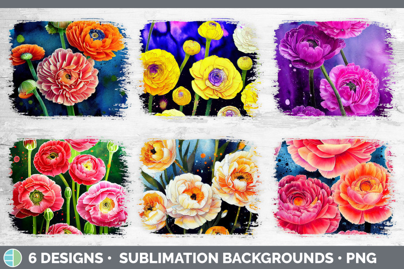 ranunculus-flowers-distressed-sublimation-background-panel