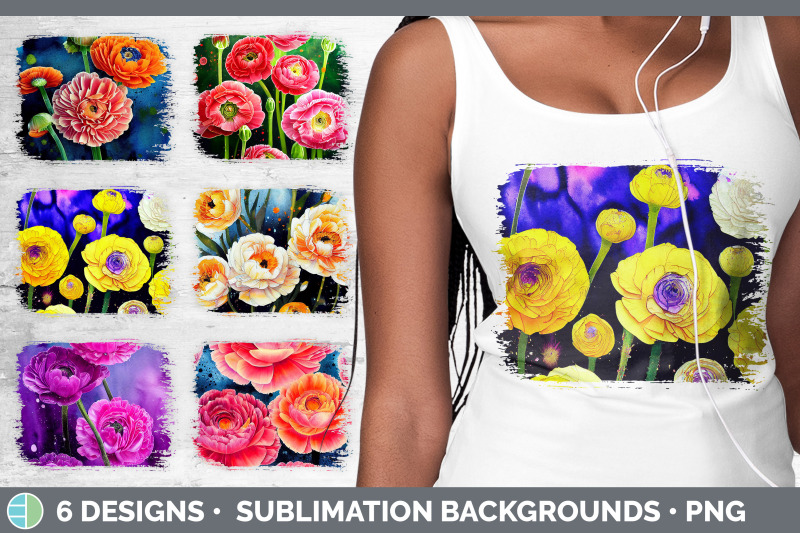 ranunculus-flowers-distressed-sublimation-background-panel