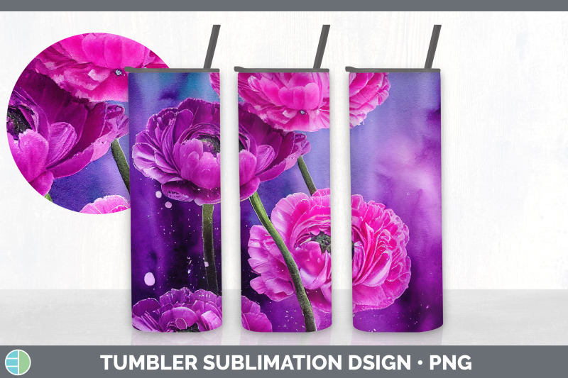 ranunculus-flowers-tumbler-sublimation-bundle