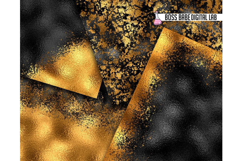 black-and-gold-speckle-foil-textures