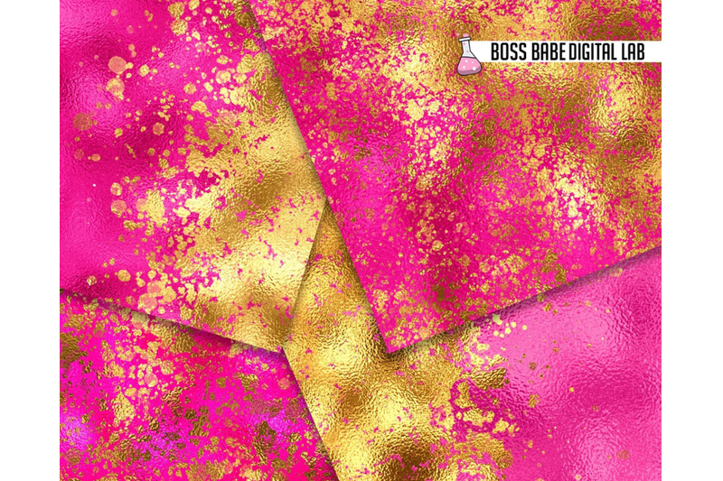 pink-and-gold-speckle-foil-textures