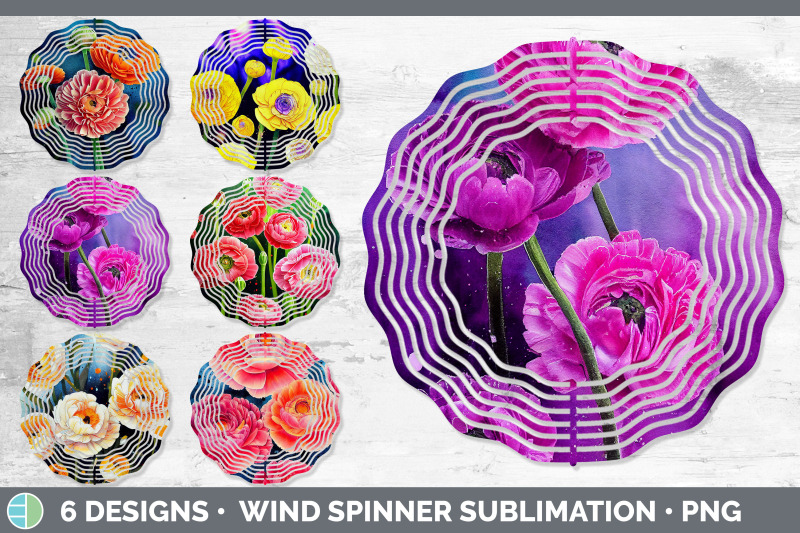 ranunculus-flowers-wind-spinner-sublimation-designs-bundle