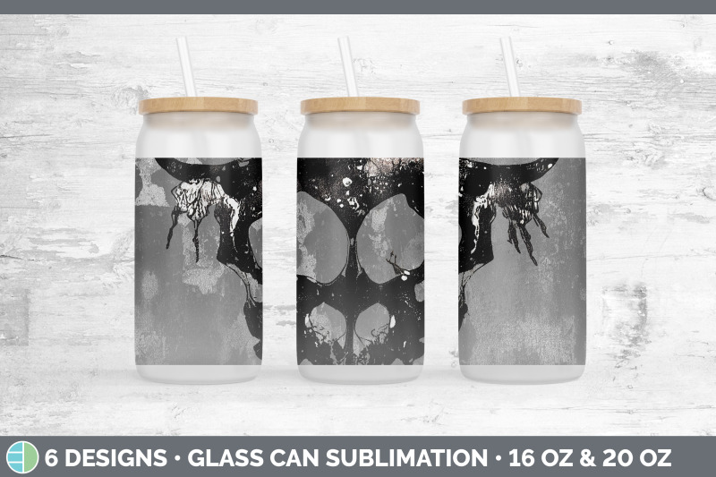 cow-skull-glass-can-sublimation-beer-mason-jar