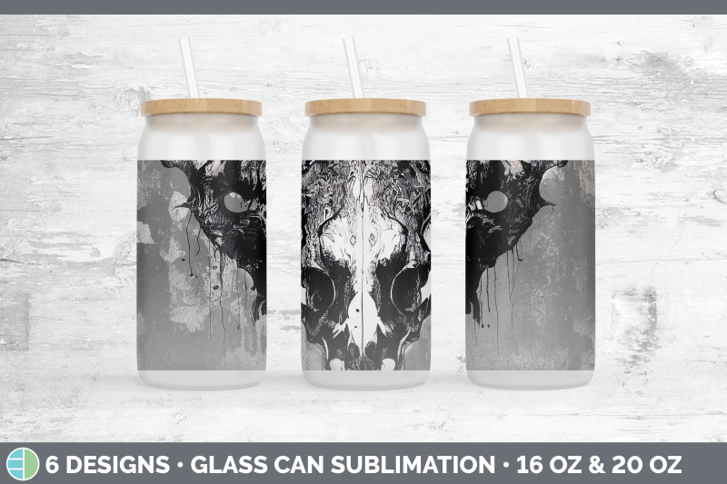 cow-skull-glass-can-sublimation-beer-mason-jar