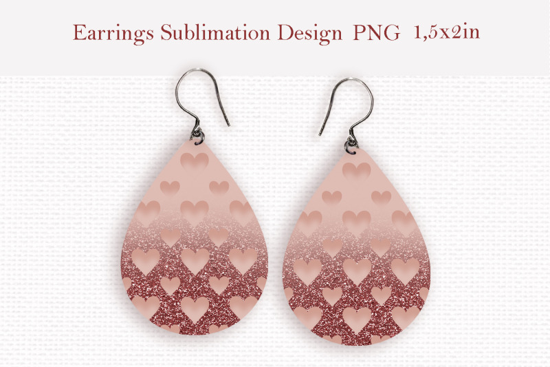 valentines-day-teardrop-sublimation-earrings-design