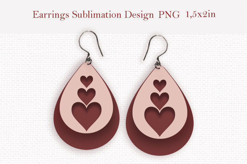 valentines-day-teardrop-sublimation-earrings-design