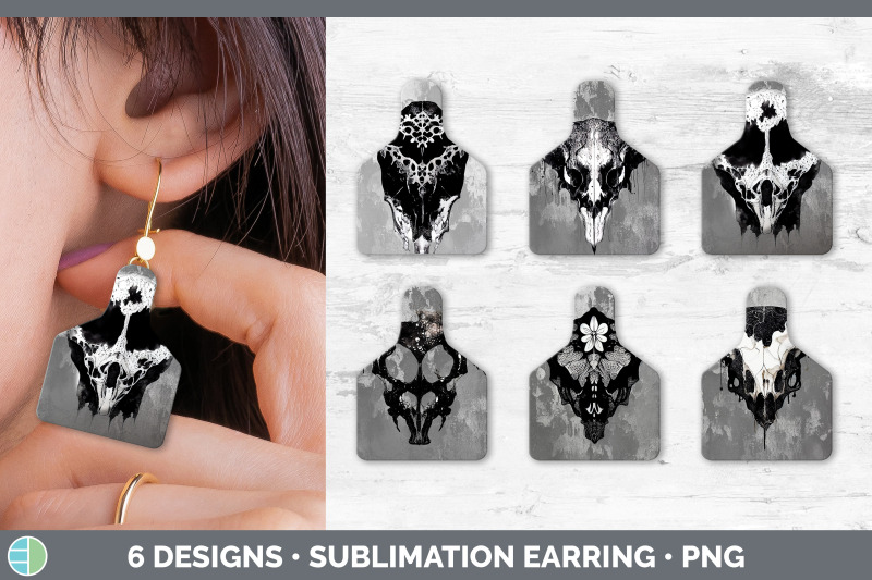 cow-skull-cow-tag-earring-sublimation-cattle-ear-tag