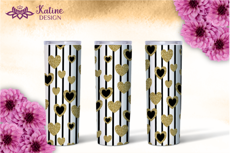 valentine-sublimation-tumbler-bundle-black-and-gold-heart-tumbler-wrap