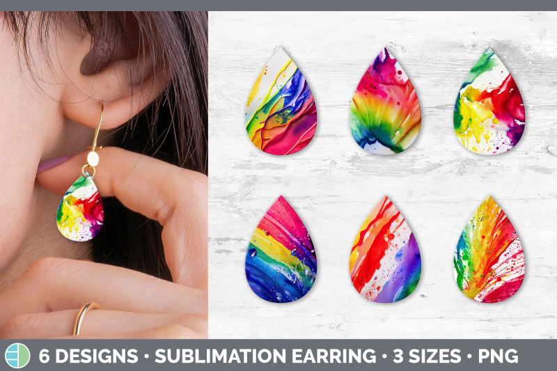 watercolor-rainbow-teardrop-earring-sublimation-designs-bundle