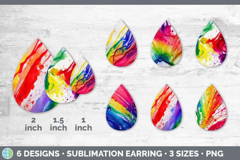 watercolor-rainbow-teardrop-earring-sublimation-designs-bundle