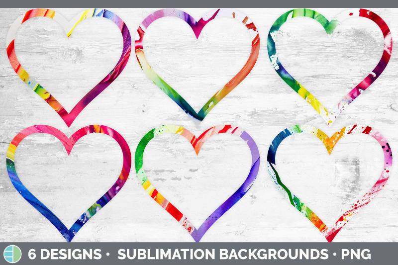 watercolor-rainbow-heart-frame-clipart-sublimation-designs