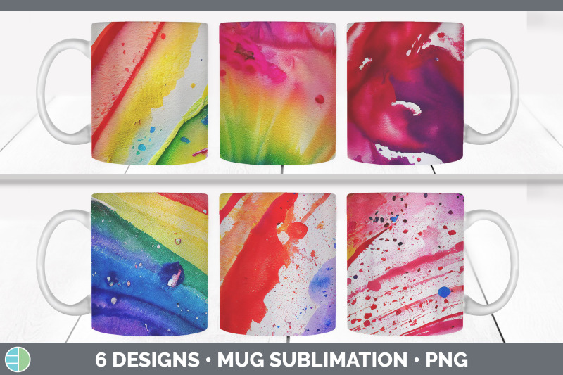 watercolor-rainbow-mug-sublimation-coffee-cup-designs-png