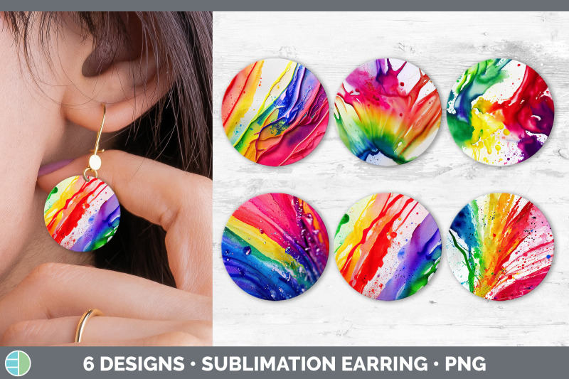 watercolor-rainbow-round-earring-sublimation-designs-bundle