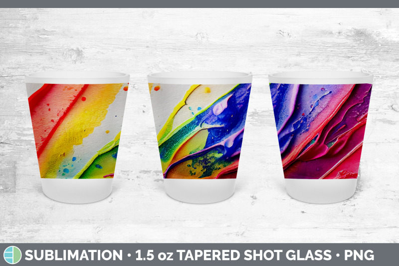 watercolor-rainbow-shot-glass-sublimation-shot-glass-1-5oz-tapered