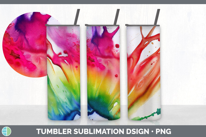 watercolor-rainbow-tumbler-sublimation-bundle